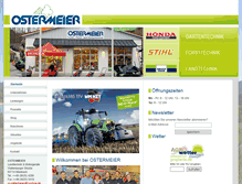 Tablet Screenshot of ostermeier-landtechnik.de